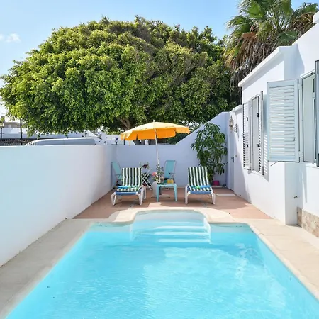Villa Rústica Con Piscina Privada Tías