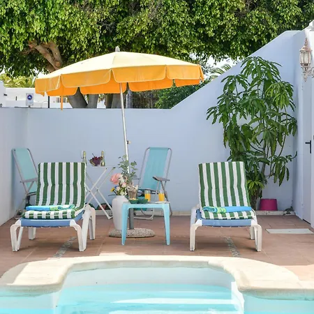 Rústica Con Piscina Privada Tías